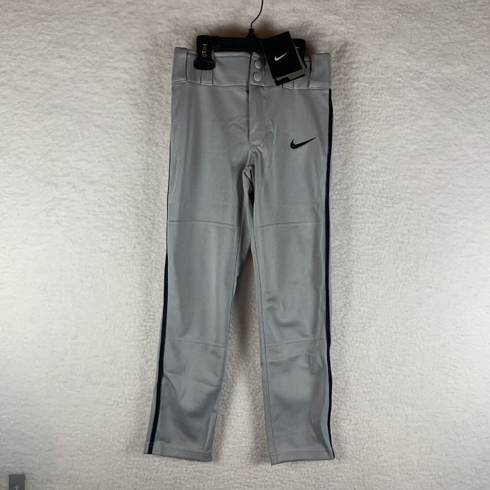 Nike Vapor Select Softball Pants‎ Women's Size XS Gray Straight Leg Pockets 6389